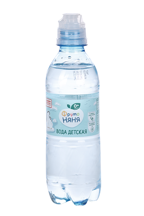Вода питьевая Фрутоняня дет б/газа (с 0 мес), 330 мл, 12 шт