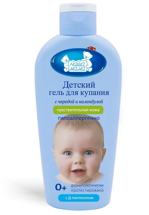 Гель Наша Мама детс д/купания череда/календула/д-пантенол гипоаллерг, 250 мл