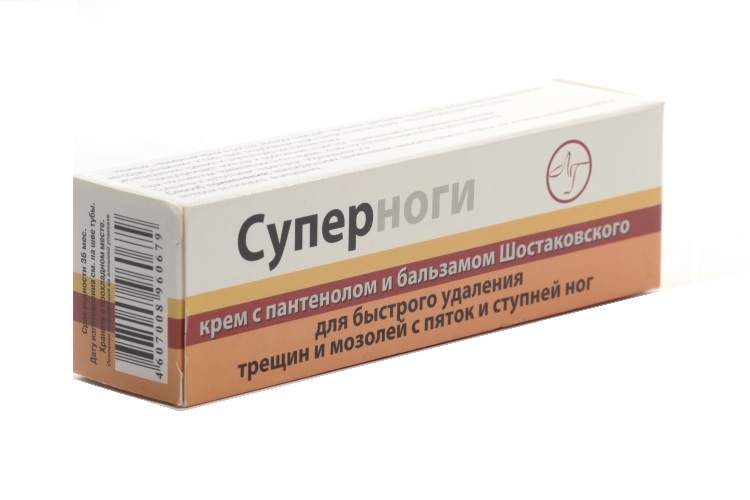 Крем Лаборатория Гарни СуперНоги д/удаления трещин/мозолей д/пяток/ступней, 75 г