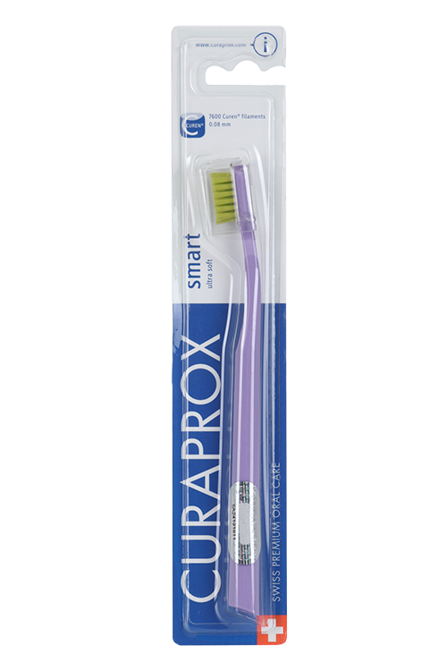 З/щетка Curaprox CS Smart ultrasoft 7600 щетинок детская ультрамягк с 5 лет, фиолет