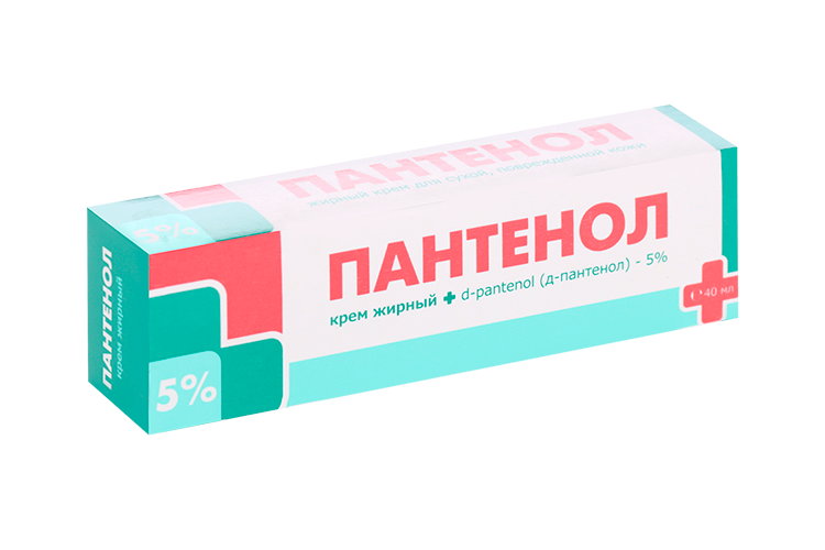 Пантенол крем жирный, 40 мл
