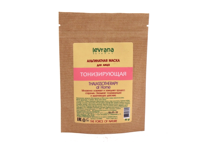 Маска Леврана Альгинатная Тонизирующая д/лица, 30 г