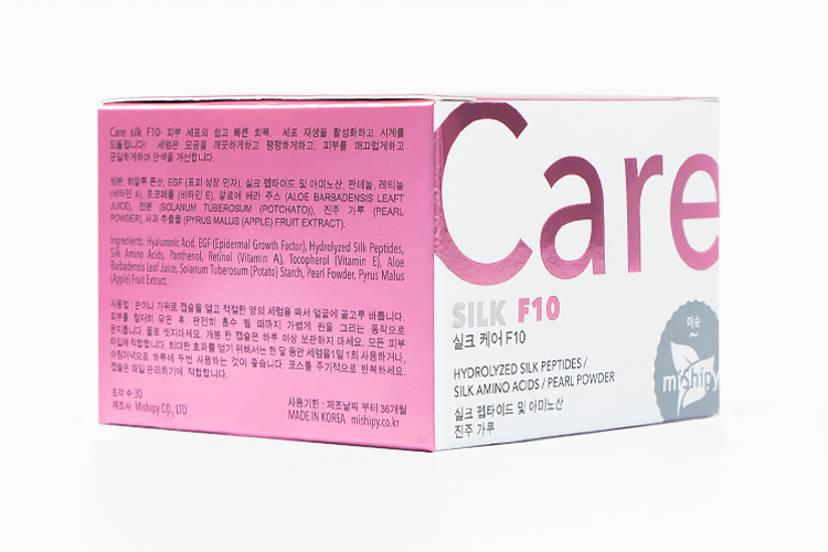 Сыворотка miShipy корейская д/лица care silk F10 с пепт и аминокисл шёлка, 30 шт, капсулы