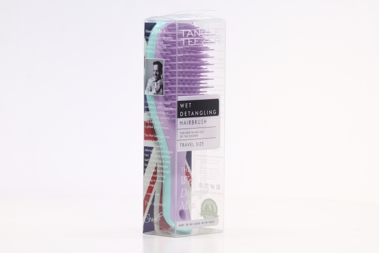 Расческа д/волос Tangle Teezer The Wet Detangler Mini Wisteria Leaf салатовая