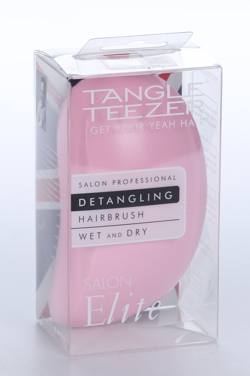 Расческа д/волос Tangle Teezer массажная Salon Elite розовая