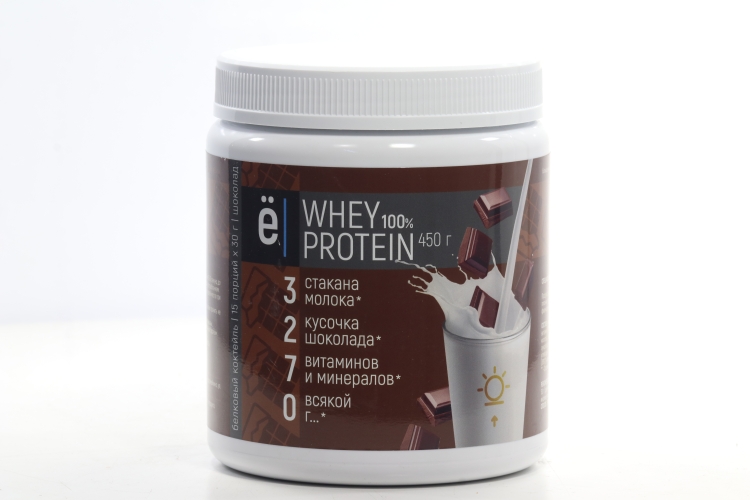 Коктейль Ёбатон белковый whey protein со вкусом шоколада 450 г