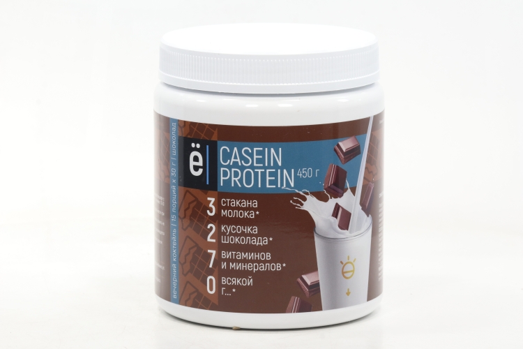 Коктейль Ёбатон вечерний casein со вкусом шоколада 450 г