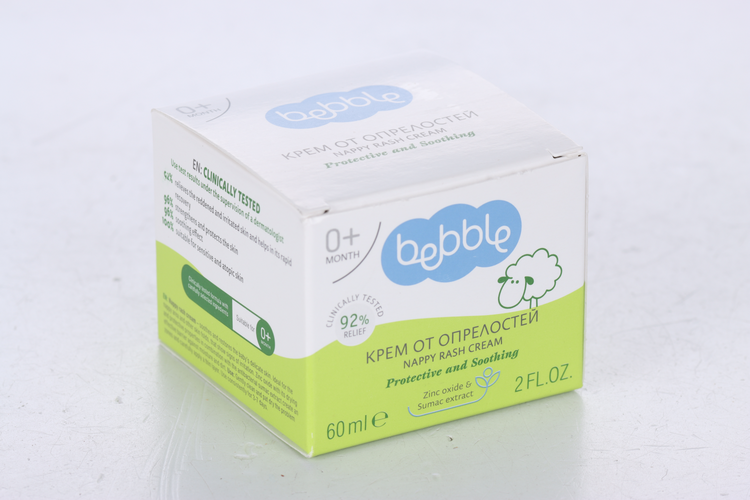 Крем BEBBLE от опрелостей и кожных раздражений (0+) 60 мл
