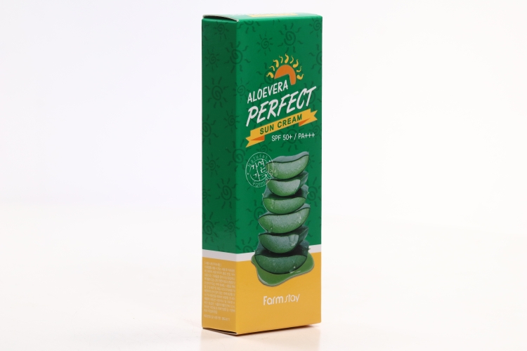 Крем Farm Stay AloeVera Perfect солнцезащитный SPF 50+/PA+++ 70 г