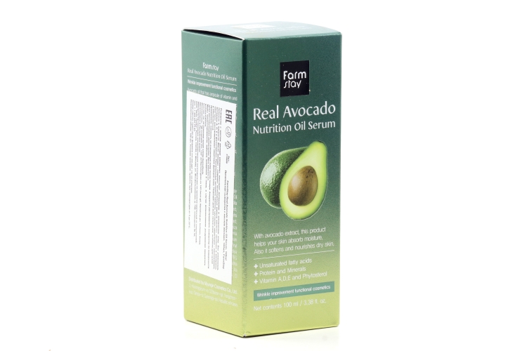Сыворотка FarmStay питательная с маслом авокадо real avocado nutrition oil serum 100 мл