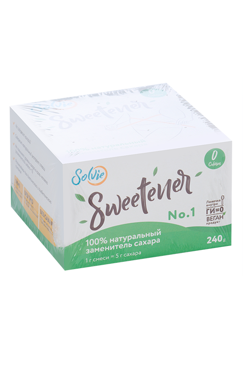 Сахарозаменитель Solvie Swеetener стевия N1, 240 г