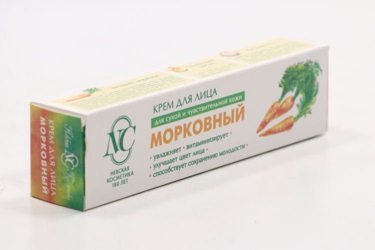Крем Невская Косметика д/лица морковный д/сухой и чувствительной кожи, 40 мл