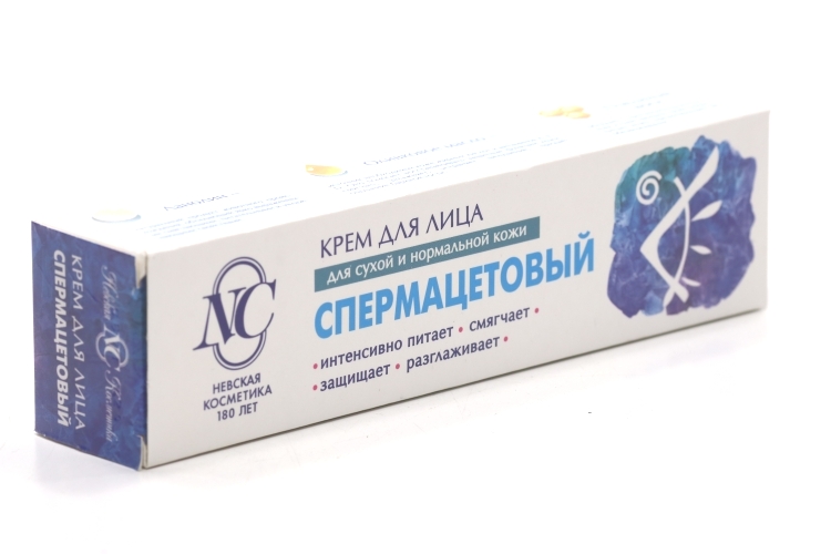 Крем Невская Косметика д/лица спермацетовый д/сухой и нормальной кожи, 40 мл