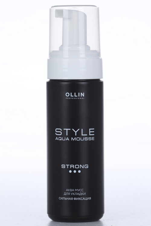 Аква мусс Ollin professional style укладки волос сильной фиксации 150 мл