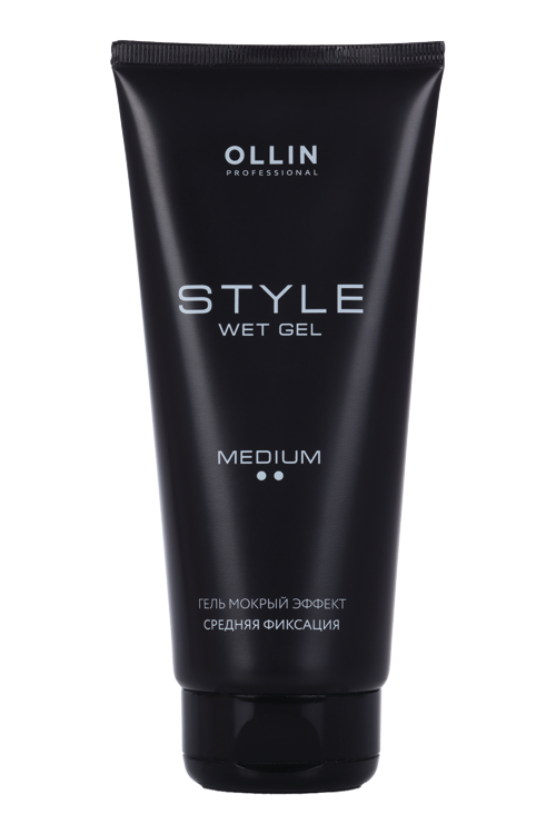 Гель Ollin professional style д/укладки волос средней фиксации мокрый эффект, 200 мл