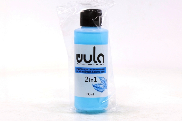 Средство 2-в-1 Wula nailsoul д/обезжиривания ногтей и снятия липкого слоя, 100 мл