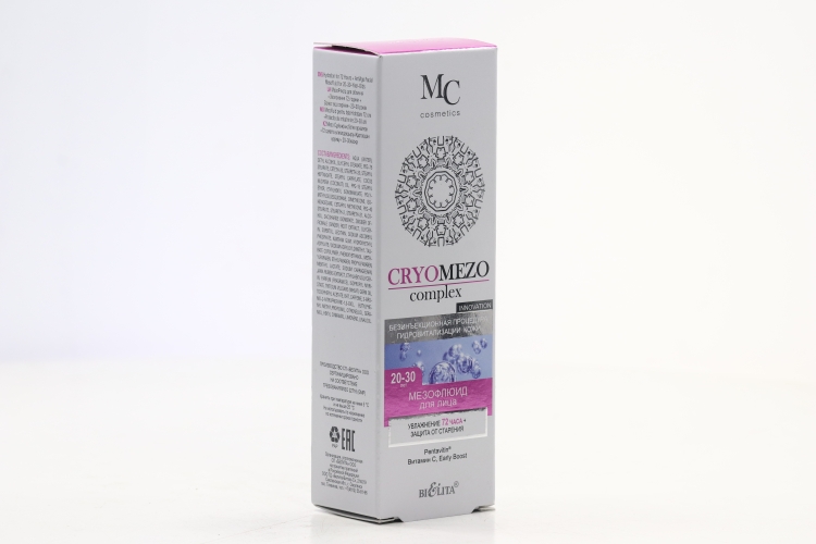 Мезофлюид Белита Cryomezo Complex д/лица увлажнение 72 часа защита от старения 20+, 50 мл