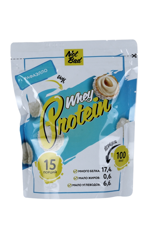 Протеин NotBad сывороточный whey protein рафаэлло, 450 г
