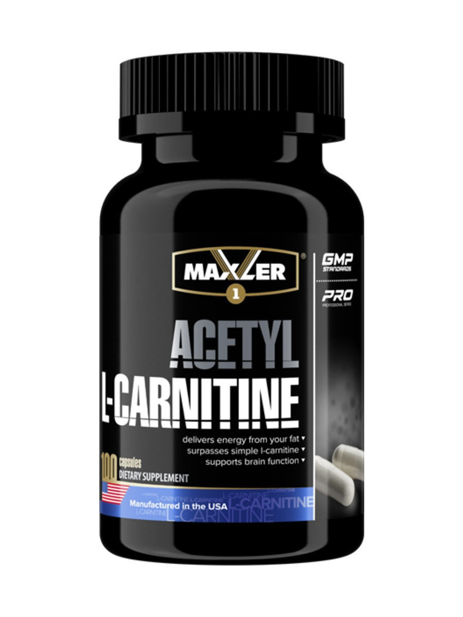 Жиросжигатель MAXLER acetyl L-carnitine 100 капс