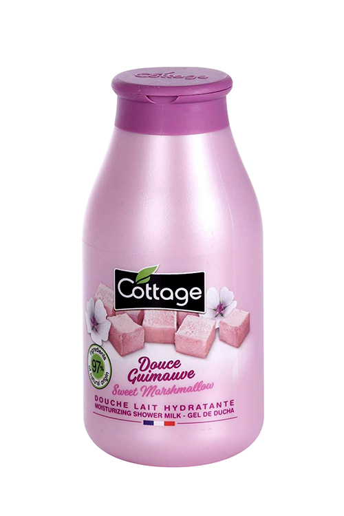 Гель д/душа Cottage увлажняющее молочко зефир Sweet Marshmallow, 250 мл