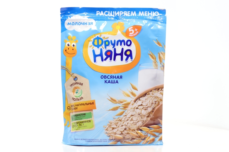 Каша Фрутоняня овсяная молоко (с 5 мес), 200 г