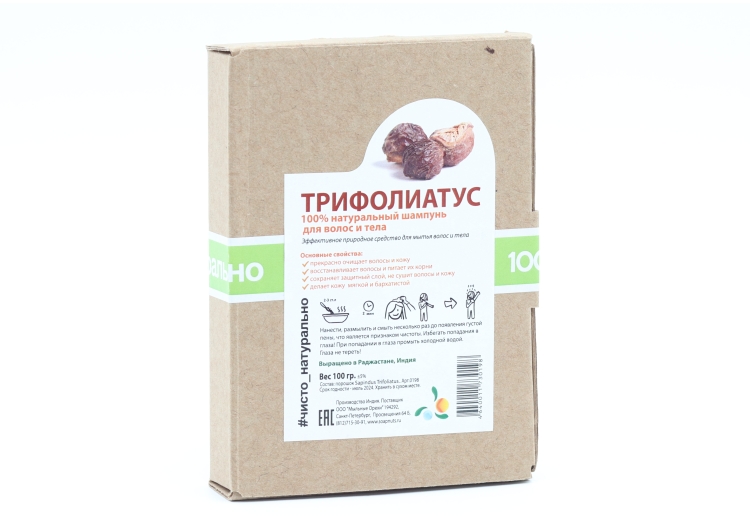 Шампунь Трифолиатус натуральный для волос и тела, 100 г