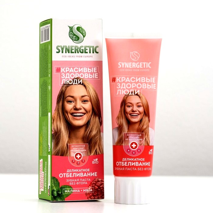 З/паста Synergetic деликатное отбеливание, 100 г