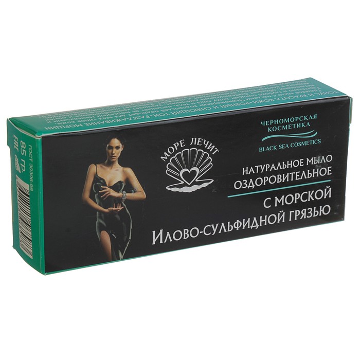 Мыло грязевое «МореЛечит» Я люблю Черное море, 85 гр