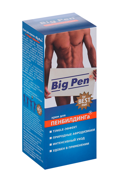Крем для увеличения полового члена «Big Pen», 20 г