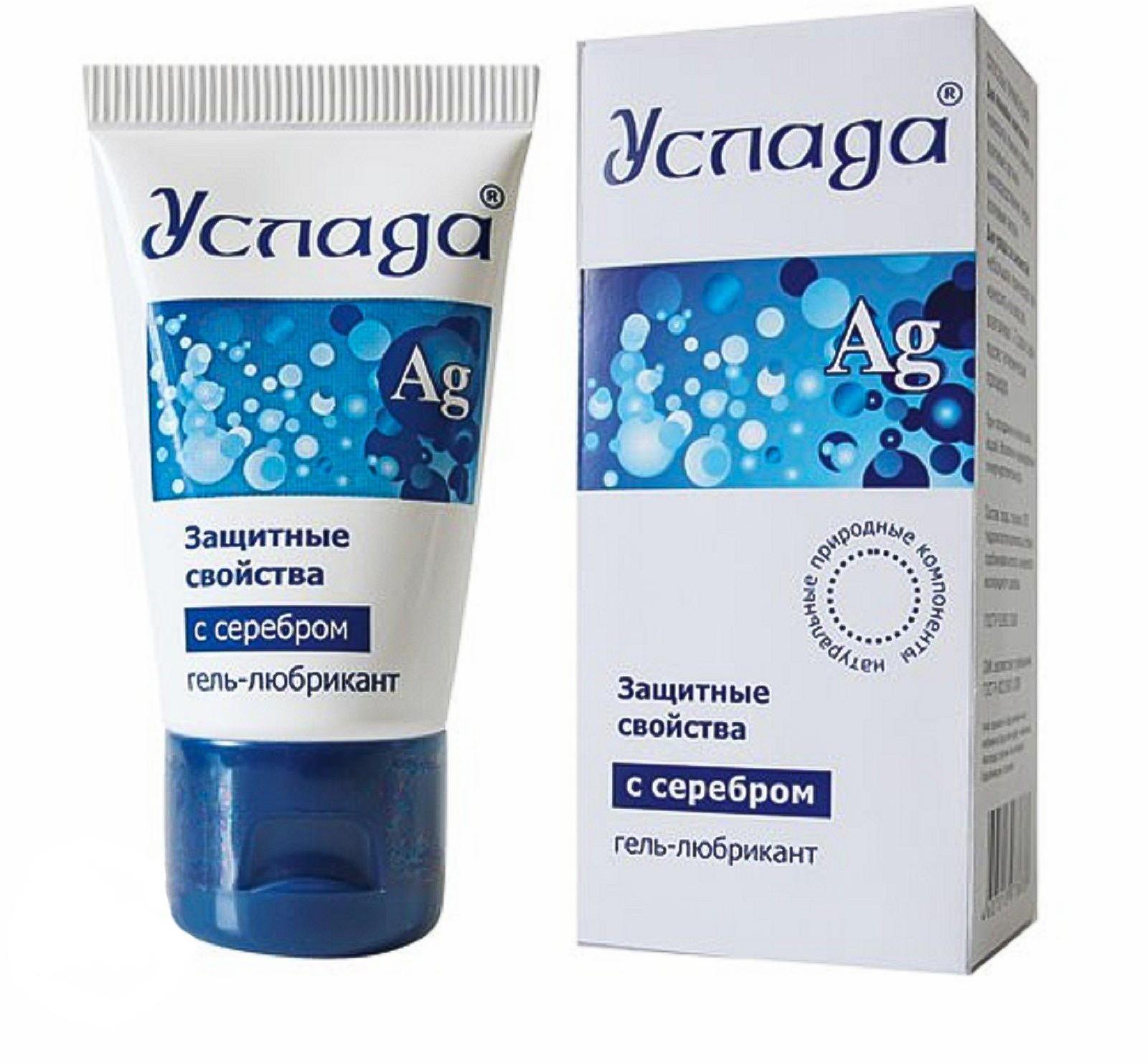 Гель-лубрикант «Услада с серебром», 30 г