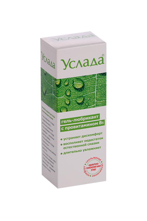 Гель-лубрикант «Услада», с провитамином B5, 60 г