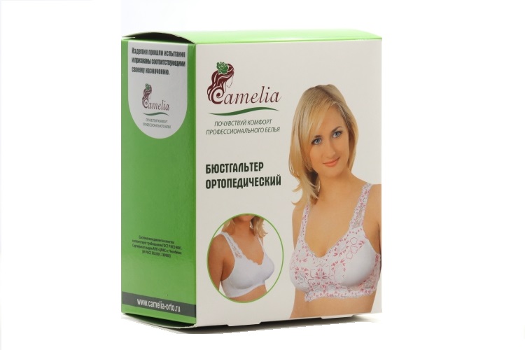 Бюстгальтер Camelia ортопедический 0385/У 80-В черный