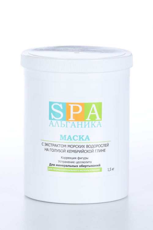 Маска-паста Альганика антицеллюлитная с экстрактом водорослей/голубой глиной, 1,5 кг