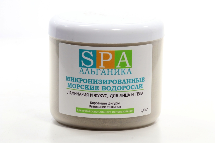 Водоросли морские Альганика микронизированные д/лица и тела/ламинария и фукус, 400 мл