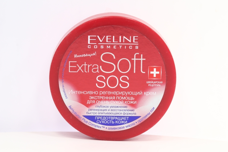 Крем EVELINE Extra Soft Sos интенсивно регенерирующий, 200 мл