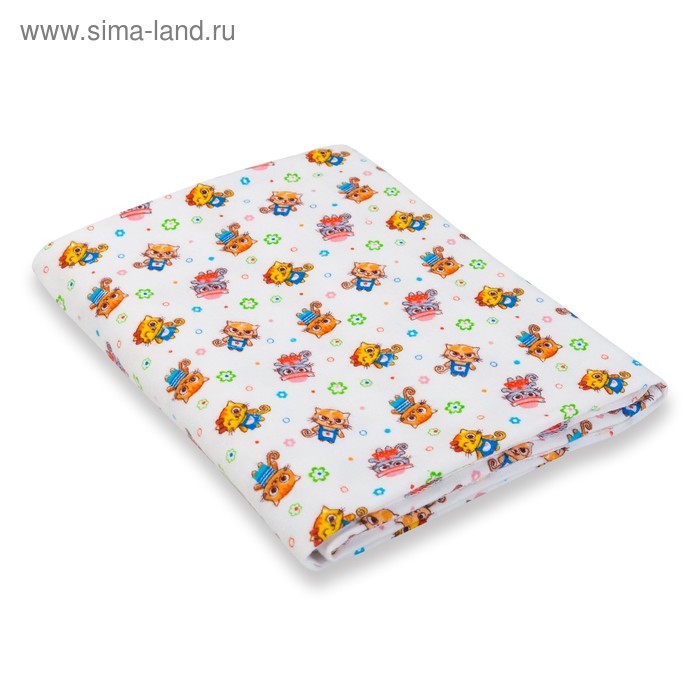 Набор пелёнок фланелевых (5 шт.), размер 120х90 см, МИКС К729-05