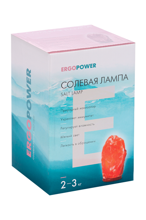 Солевая лампа Ergopower ER 501, 220 В, 15 Вт, 2-3 кг