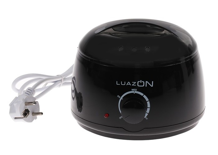 Воскоплав LuazON LVPL-07, баночный, 100 Вт, 400 г, регулировка температуры, 220 В, черный