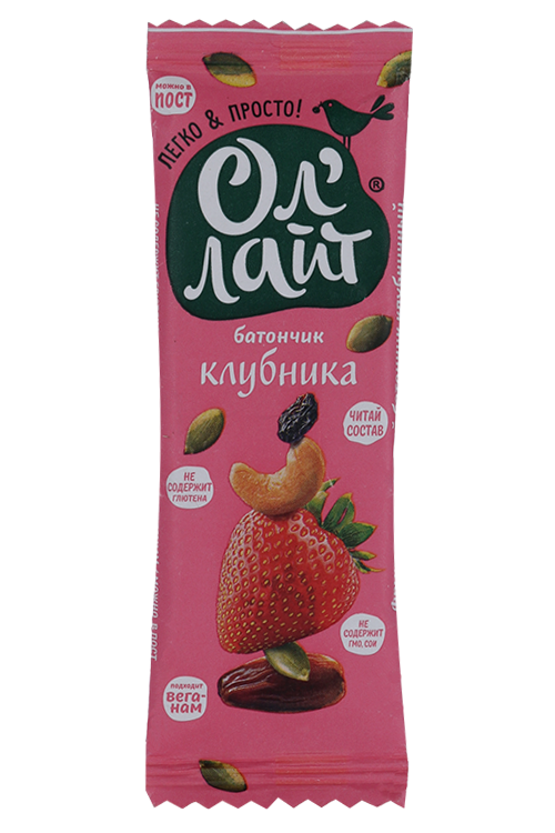 Батончик Ол Лайт Клубника, 30 г