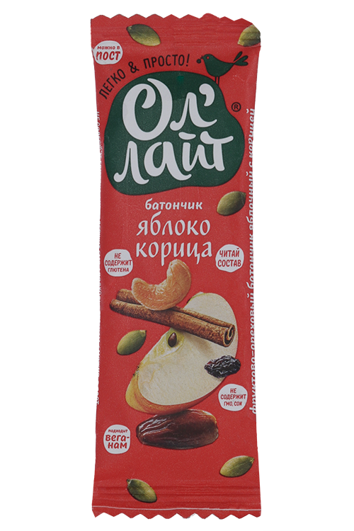 Батончик Ол Лайт Яблоко/корица, 30 г