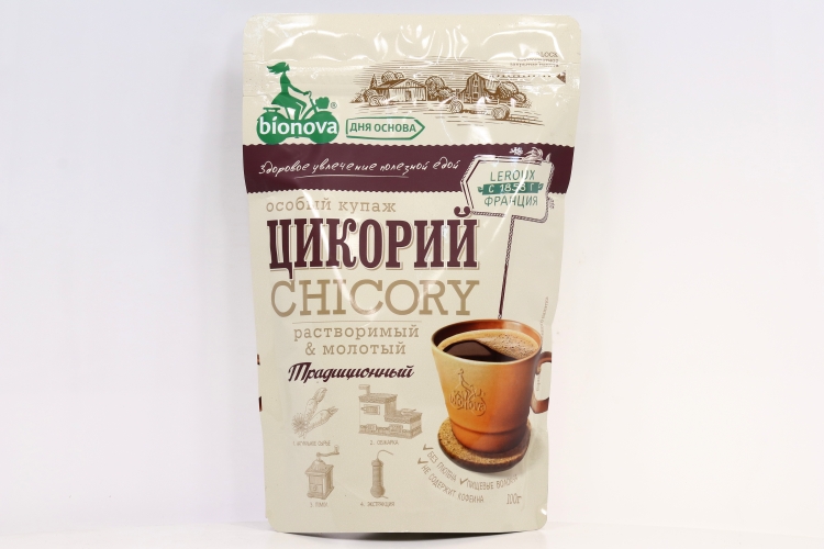 Напиток Bionova Цикорий горячий/растворимый Традиционный, 100 г