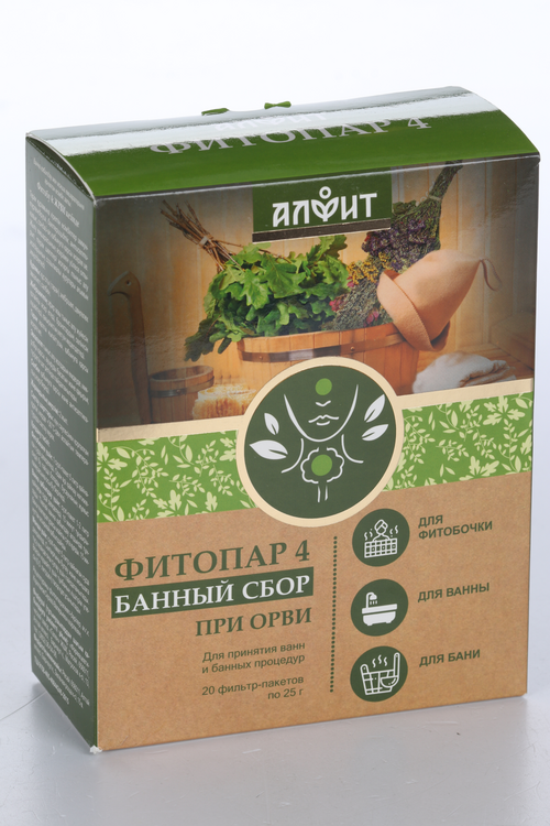 Сбор Фитопар-4 при ОРВИ, 25 г, 20 шт, фильтр-пакет