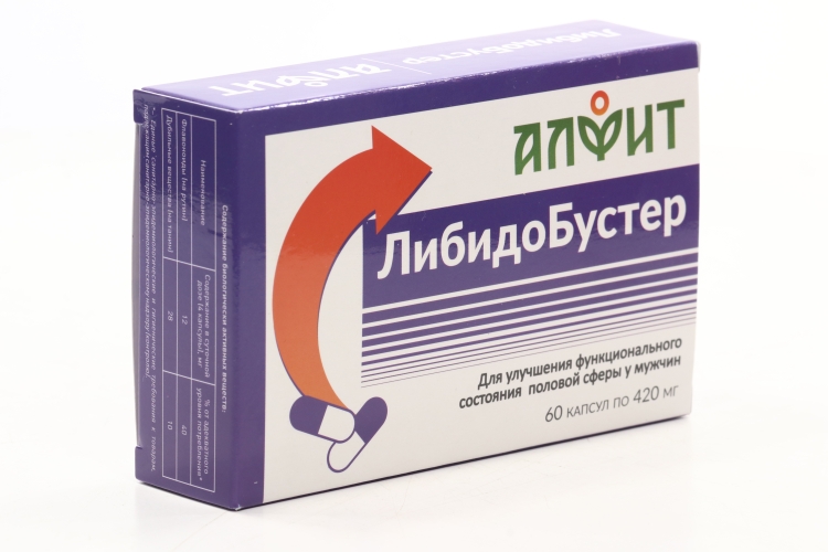 Либидобустер, 420 мг, 60 шт, капсулы