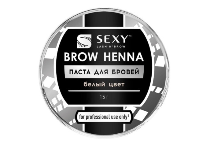 Паста INNOVATOR COSMETICS sexy brow henna д/бровей белый 15 г
