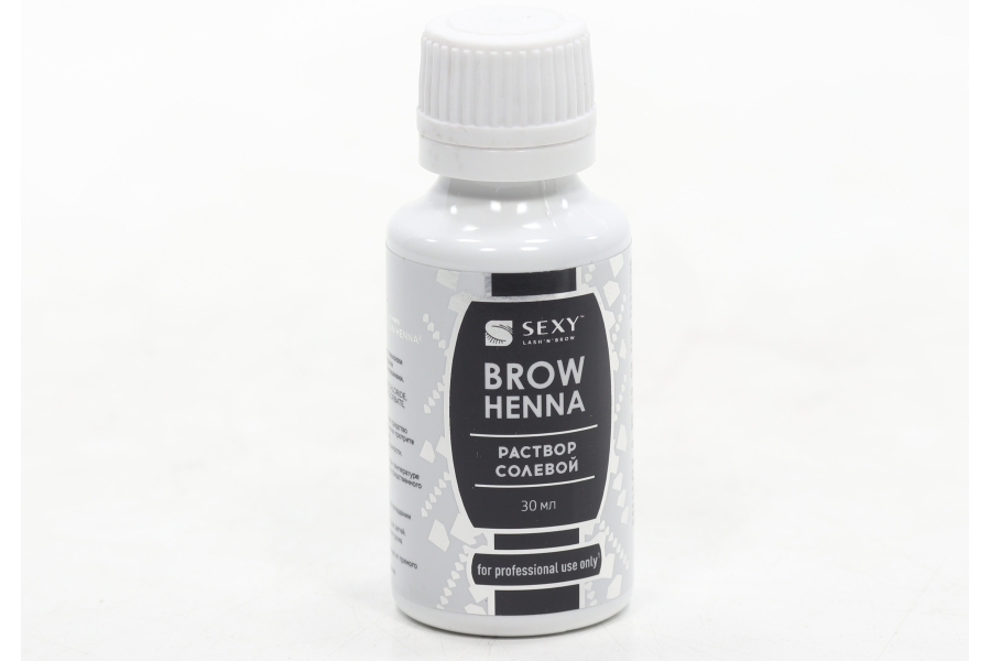 Раствор INNOVATOR COSMETICS sexy brow henna солевой д/очищения ресниц бровей 30 мл