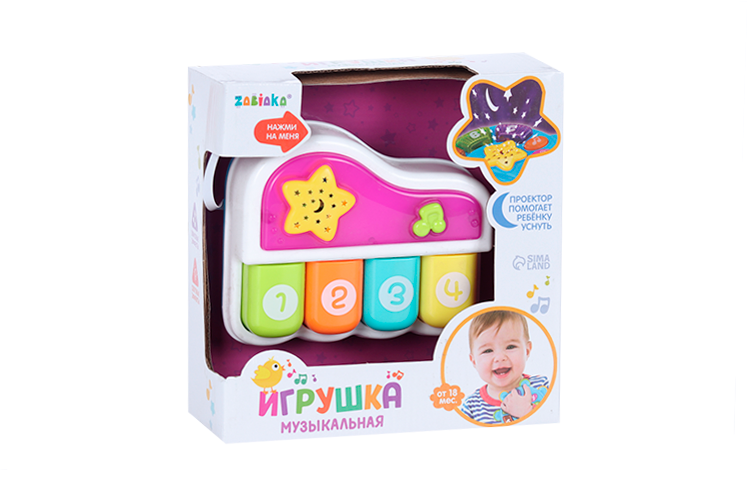 Музыкальная игрушка «Пианино», световые и звуковые эффекты