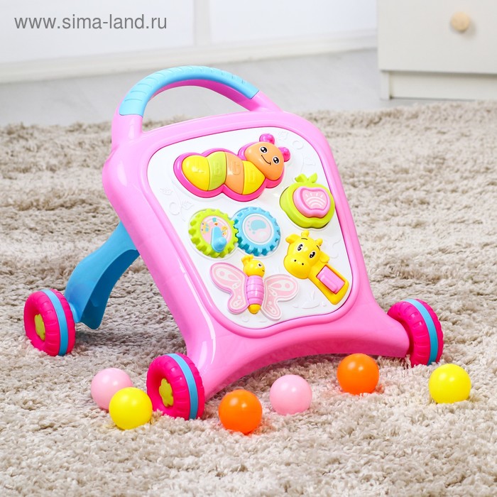 Игровой развивающий центр — каталка «Бабочка», музыкальный