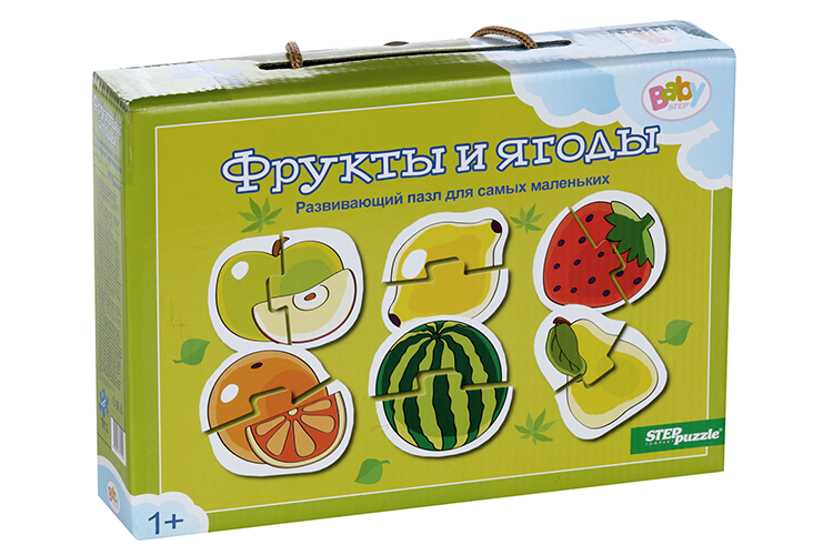 Напольный пазл-мозаика «Фрукты и ягоды» (Baby Step) (малые)