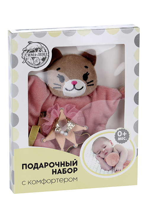Игрушка Кошечка корона д/новорождённых