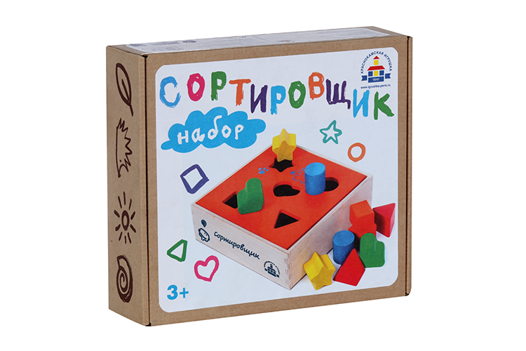Сортер «Фигуры», 10 деталей